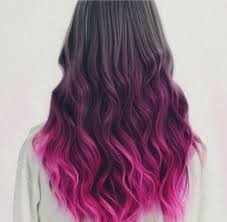 Black lob with purple and magenta highlights. 20 Trendy Pink Ombre Balayage Hairstyles You Should Not Miss Hairstyles Weekly