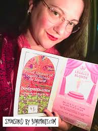 Last night I went and saw the Flat River Community Players Show Legally  Blonde the musical! It totally rocked! I was in this show with a different  group in the past and