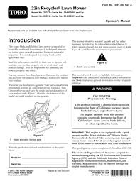 Maybe you would like to learn more about one of these? Operator Manual For Toro Recycler 22 Inch Manualzz