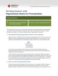 working smarter with organization charts for presentations