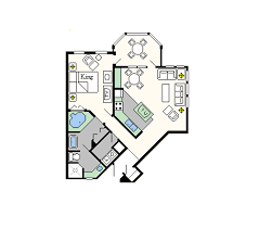 You get the option to cook your own dinner in the kitchen or kickback in the living room. Old Key West Resort Villas