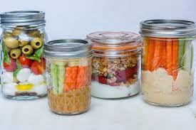 Mason Jar Snacks 4 Ways To Eat Clean Prep Ahead Recipe Clean Food Crush Mason Jar Snacks Meal Prep Clean Eating