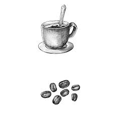 Hand Drawm Coffee And Coffee Bean Isolated On Background Free Image By Rawpixel Com Vintage Drawing How To Draw Hands Coffee Drawing