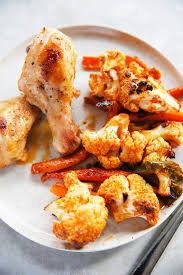 Sheet Pan Buffalo Chicken And Veggies Lexi S Clean Kitchen Free Chicken Recipes Recipes Sheet Pan Dinners