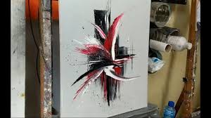 Tableau abstrait moderne d'un grand format rectangulaire vertical de 120x100 dans des teintes douces et de prédominance blanches. Un Tableau Abstrait En 10 Minutes Par Nelly Lestrade Youtube