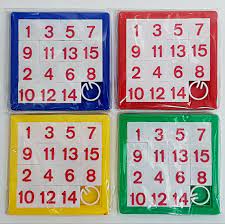 Number slide puzzles exist in different sizes, but the popular sizes are. Colourful Sliding Number Puzzle Games Children S Party Bag Stocking Filler Toy Ebay