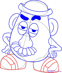 How To Draw Mr Potato Head Easy Disney Drawings Disney Character Drawings Toy Story Coloring Pages