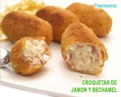 Croquetas De Jamon Y Bechamel Thermomix Recetas De Croquetas Recetas Thermomix Croquetas De Pollo