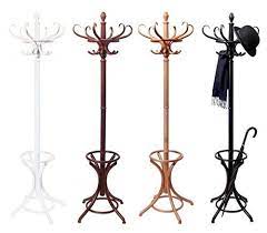 Vivo C Oak 4 Leg Bentwood Wooden Solid Wood Coat Hat Umbrella Stand Floor Standing Rack Hang Hook Bent W Wooden Coat Rack Umbrella Stands Racks Umbrella Stand