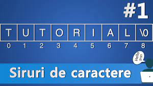 Litere mari si mici, caractere speciale(„#,&, etc.) si delimitatori(virgula, punctul, etc). 1 3 Siruri De Caractere In C Declararea Citirea Si Parcurgerea Youtube