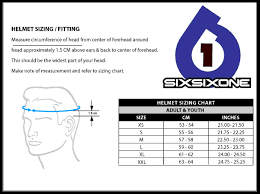 661 Full Face Helmet Size Chart Best Picture Of Chart