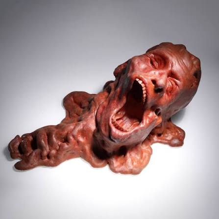 THE BLOB (1988) Melted Victim Head This melted head was used in production  for one of the bodies as set dressing for a scene towards the end of the  movie. It's also
