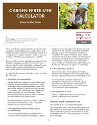 wsu extension publications home garden and lawn fertilizer