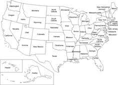 Résultat de recherche d'images pour "map of the united states"