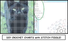 crochet is the way diy charts with stitch fiddle