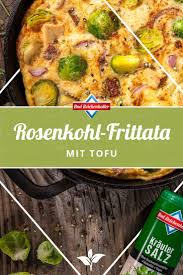Rosenkohl Frittata Mit Tofu Vegetarisch Kochen Hirschbraten Rezept Kochen Und Backen Rezepte