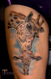 These gentle giants are capable of instilling timeless allure for any man's vision of stellar ink. Giraffe Tattoos Tattoofanblog