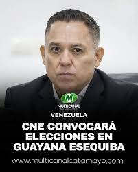 El Consejo Nacional Electoral (CNE) de Venezuela calificó como "inédito" el  proceso electoral para elegir un gobernador y diputados para el "nuevo  estado" de la Guayana Esequiba, un territorio de 160 000