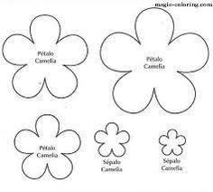 Resultado de imagen para moldes de flores