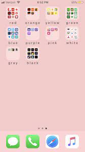 Aesthetic Ways To Organize Your Phone Phone Organization Phone Apps Iphone Iphone Organization