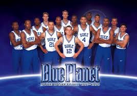1997 1998 Team Poster Duke Bb Duke Basketball Duke Blue
