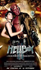 Hellboy 2 The Golden Army French 11x17 Movie Poster 2008 Golden Army Hellboy Movie Hellboy The Golden Army