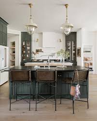 Black and gray colors are practical to use. Honeydew Green Kitchen Colors Design Ideas
