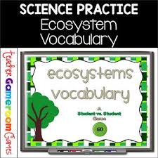 Ecosystems A Vocabulary Ppt Game Vocabulary Teacher Games Ecosystems