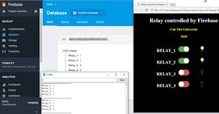 Firebase With Realtime Database For Iot Applications Iot Reading Data Application