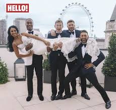 However, their relationship ended after blue's singer duncan james came out as gay. Blue S Simon Webbe Gets Married With All His Bandmates Around Him