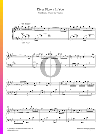 Download and print river flows in you sheet music for easy piano by yiruma from sheet music direct. River Flows In You Sheet Music Piano Solo Pdf Download Streaming Oktav