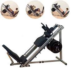 Amazon Com Body Solid Glph1100 Leg Press Hack Squat Machine Sports Outdoors Hack Squat Machine Leg Press Machine Squat Machine