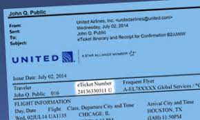 Your electronic airline ticket is stored in our computer system. Suche Ihrer Ticketnummer