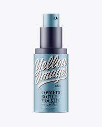 Download Matte Metallic Cosmetic Spray Bottle Psd Mockup Half Side Viewtemplate Bottle Mockup Mockup Free Psd Free Packaging Mockup