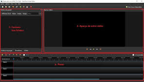 Les Parties Du Logiciel Openshot Montage Video Gratuit Logiciel Idee De Video Youtube