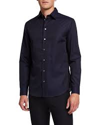 Emporio Armani Men S Fancy Chevron Pattern Sport Shirt Emporioarmani Cloth Armani Men Sports Shirts Shirts