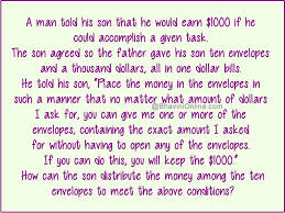 Logical Riddle A Man Told His Son That He Would Earn 1000 Bhavinionline Com Riddles Logic Brain Teasers