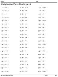 Start studying 6 multiplication tables. 6 Times Tables Horizontal Worksheets