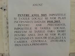 Jūs varat atrast sīkāku informāciju par direcția impozite și taxe locale vietnē www.dfbv.ro. Program Cu Publicul Pentru Plata Taxelor Èi Impozitelor 2015 Codlea Codlea Info