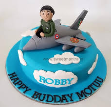 Tired of creating lolly bags or looking for something a little different as children party giveaways. Indian Air Force Fighter Pilot Theme Cake With 3d Pilot Cakesdecor