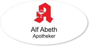 Download apotheke logo vector in svg format. Namensschild Fur Apotheken Namensschilder24 De
