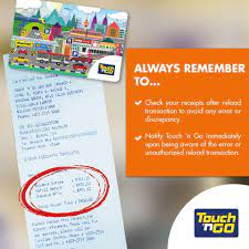 It because, we not get a receipt when we use touch 'n go card. Always Remember To Check Your Receipts Touch N Go Malaysia Facebook