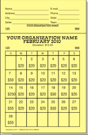 Raffle Calendars A Super Way To Raise Money How To Raise Money Lottery Numbers Money Saving Plan