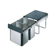 21 bild zu poubelle cuisine sous evier ikea. Poubelle Basse 2 Bacs 30l Inox
