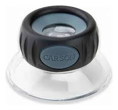 Carson LumiLoupe Plus LO-15 Contact Magnifier 17.5X