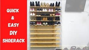 How To Make A Wall Mounted Shoe Rack