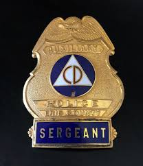 Civil Defense Aux Police Erie County New York Police Badge Civil Defense Police