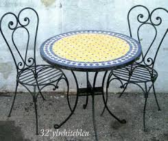 Gorgeous Moroccan Mosaic Tables Spring Sale Para El Patio Mosaic Table Mosaic Tile Table Garden Chairs Metal