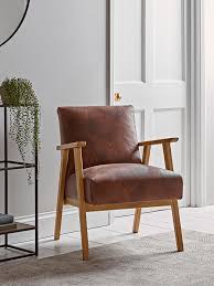 Relaxed Lounge Chair Tan Leather In 2020 Lounge Chair Uk Arm Chairs Living Room Tan Leather Chair
