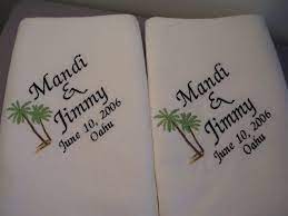 Personalized Wedding Beach Bath Towels 2 For Bride And Groom Etsy Wedding Gifts For Bride And Groom Wedding Gifts For Bride Bride Gifts